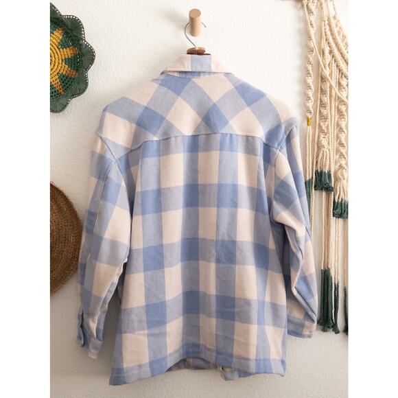 HFX Blue and Pink Shirt Jacket Shacket Small - Picture 7 of 11